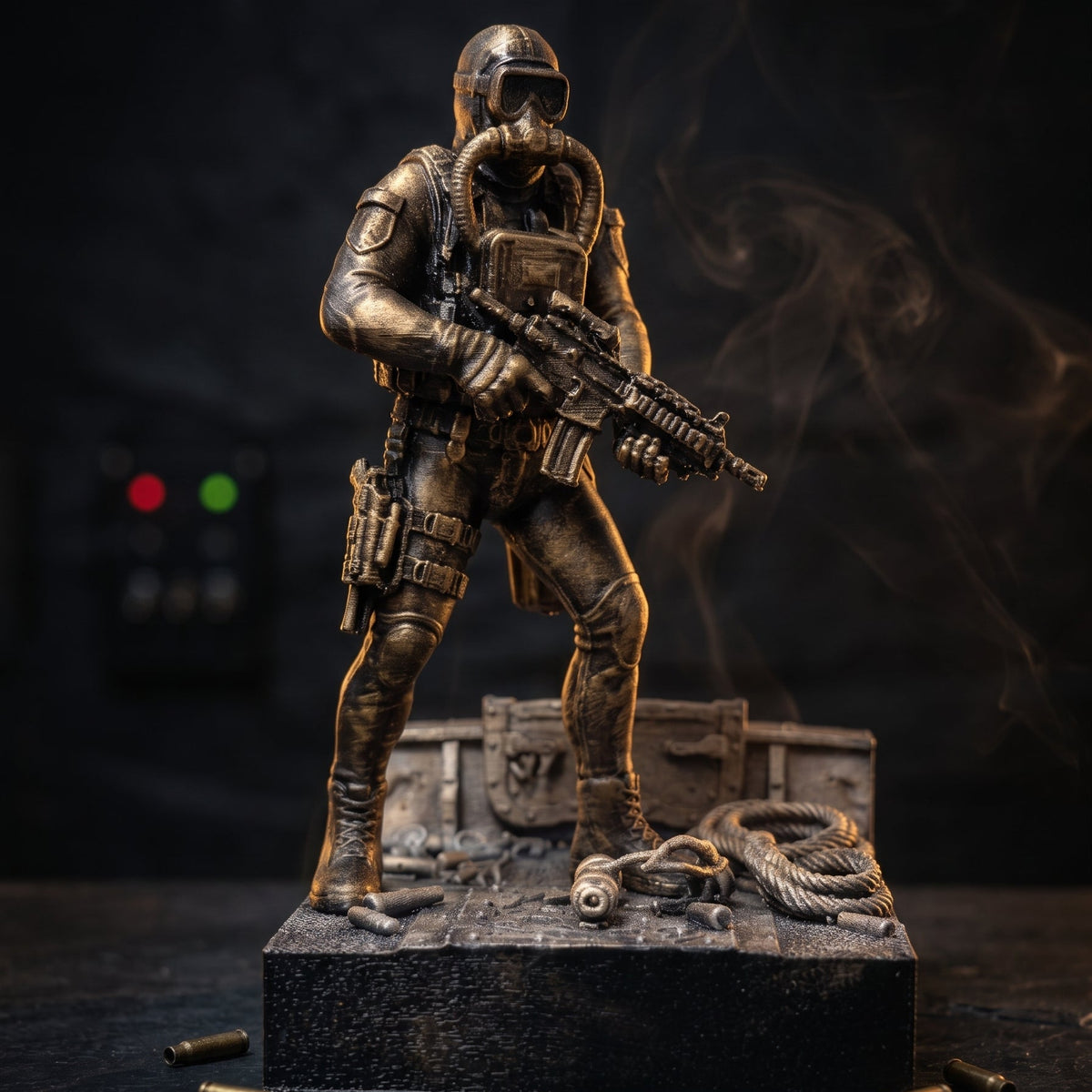Taktyczna Diorama Nurek Bojowy | Statuetka Siły Specjalne Formoza SEALs | Prezent dla Gracza i Weterana