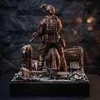 Taktyczna Diorama Operator K9 | Statuetka Siły Specjalne i Pies Wojskowy | Prezent dla Gracza i Weterana